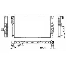MOTOR SU RADYATORU BMW F10 F11 N20 OTOMATIK