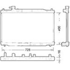 RADYATÖR BRAZİNG CRV 07 > 400x726x16
