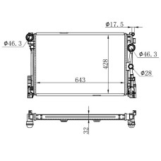 MOTOR SU RADYATORU MERCEDES W204 S204 C204 C218 W212 C207 R172
