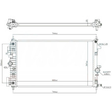 SU RADYATÖRÜ OPEL INSIGNIA A 09>17 OTOMATİK 1.6 CDTI - 2.0 CDTI B16DTH-DTJ-B20DT