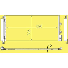 KLİMA KONDENSERİ LINEA 1.3 JTD 660x305x12