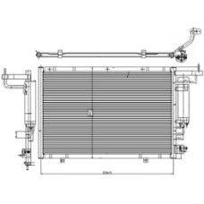 KLIMA RADYATORU KONDENSER FORD B MAX 08> FIESTA 12>17 COURIER 14> 1.5-1.6 TDCI