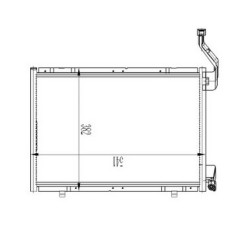 KLİMA KONDENSERİ FORD FİESTA VI 1.6TDCİ 08 OTO.-MEK.