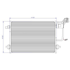KLİMA KONDENSERİ BERLINGO-PARTNER-307-308-508-5008-3008-C4-DS4-DS5 1.4-1.6-2.0 H