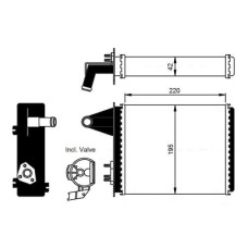 KALORİFER RADYATÖRÜ BRAZİNG PALIO 233x195x32