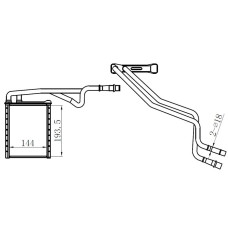 KALORIFER RADYATORU COURIER 14 ECOSPORT 1.6TDCI 13 17 B-MAX 1.0 ECOBOOST 1.5 1.6