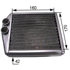 KALORİFER RADYATÖRÜ BRAZİNG CORSA C-TIGRA TWINTOP 1.2-1.4-1.8-1.3CDTI-1.7CDTI 00