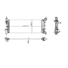 RADYATÖR LINEA 1.4 MPI 540x378x23