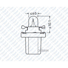 AMPUL 12V 2W  B8.D GOSTERGE AMPULU PLASTIK SOKETLI YESIL