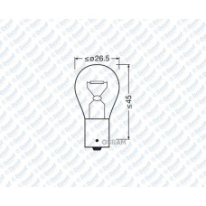 ampul 12v 21w stop ve sinyal 93