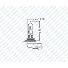 ampul pipo h hb3 65w 12 volt normal isik plastik soketli