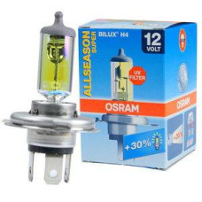 AMPUL 12V H4 60/55W 43T TIRNAKLI KOLORMATİK-ALLSEASON SUP.SERİ 30 FAZLA TÜM HAVA