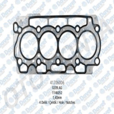 silindir kapak contasi mls 1-40mm 4 delik p107 p206 p307 bipper nemo fiesta fusi