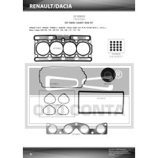 ÜST TAKIM CONTA KEÇELİ CLIO II-TWNG 1.2 16V D4D 700/720-D4F 702/704