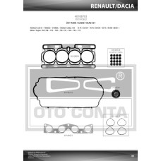 MOTOR TAKIM CONTA CLIO II 01 06 CLIO III 05 14 CLIO IV 12 SYMBOL II 08 14 LOGAN