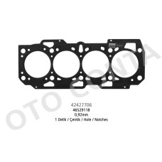 SKC 0.92 mm 1 DELİK DOBLO 1.9 D MLS ÇOK KATLI ÇELİK