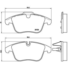 ON FREN BALATASI EVOQUE 12-18 FREELANDER 2 06-14 / MONDEO IV 07 / S MAX GALAXY 0