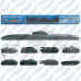 silecek supurgesi 350mm hybrid universal tip multi-fit 8 aparatli