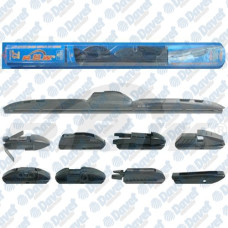 silecek supurgesi 430mm hybrid universal tip multi-fit 8 aparatli