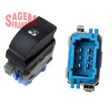 CAM AÇMA DÜĞMESİ KANGOO III - DUSTER - MASTER III ÖN SAĞ MAVİ TEKLİ