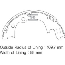 ARKA KAMPANA PABUÇ BALATA HYUNDAI H100 2.5L Kamyonet 04-