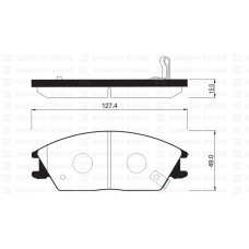 ÖN FREN BALATA HYUNDAI GETZ 1.1L 1.3L 1.4L benzinli 1.5L CRDi dizel 02-09 / ACCE