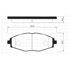 ÖN FREN BALATA DAEWOO LANOS 1.5L 1.6L KLAT 97-05 / MATIZ 0.8L 1.0L M200 M250 KLY