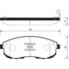 ÖN FREN BALATA NISSAN JUKE 1.6L HR16DE DIG-T F15 10-> 1.5L Dci F15 10-> / MAXIMA
