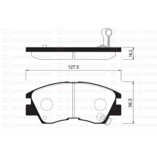 ÖN FREN BALATA MITSUBISHI L200 2.5L 4D55 4D56 8v K14T 4x2 4x4 86-98 / L300 2.5L