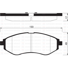 ÖN FREN BALATA CHEVROLET AVEO 1.2L 1.4L T300 11- / KALOS 1.2L 1.4L KLAS 16v 02-