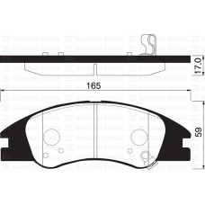 ÖN FREN BALATA KIA CERATO 2.0L D4EA dizel 04-06 / 1.6L G4EE benzinli 05-
