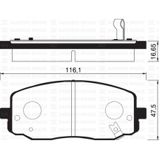 ÖN FREN BALATA HYUNDAI i10 1.1L CRDI 08- / KIA PICANTO 1.0L 1.1L 04-11