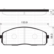ÖN FREN BALATA HYUNDAI H100 2.5L KAMYONET 04- / KIA K2500 D4CB KAMYONET 12- / K2