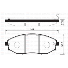 ÖN FREN BALATA CHEVROLET EPICA 2.0L 2.5L 06-