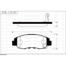 ÖN FREN BALATA HONDA ACCORD 2.0L F20A F20B CB CD kasa 90-95