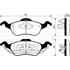 ÖN FREN BALATA FORD FOCUS 1.4L 1.6L 1.8L 2.0L 98-04