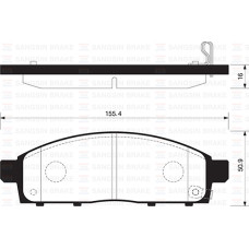 ÖN FREN BALATA MITSUBISHI L200 2.5L DI-D CR 4x2 4x4 KA4T KB4T 07-10