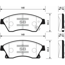 ÖN FREN BALATA CHEVROLET CRUZE 1.6L J300 09- / OPEL ASTRA J 09- 276 mm fren disk