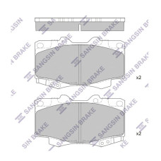 ÖN BALATA TOYOTA HILUX PICKUP 2.5D-4D 4WD 01 > GDB3428