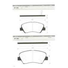 ÖN FREN BALATA HYUNDAI İ20 1.1L 1.2L 1.4L 15- / İ30 1.4L 1.6L 15- 1.6L GDİ 15- j