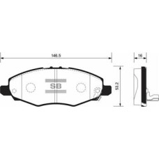 ÖN FREN BALATA TOYOTA HILUX VIGO 2.5L 2KDFTV KUN15 4x2 05-07