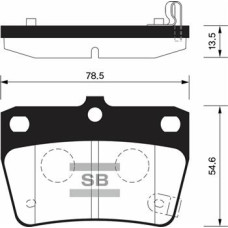 ARKA FREN BALATA TOYOTA RAV4 2.0L 1AZ-FE ACA21 01-05 / CHERY TIGGO 1.6L 2.0L J11