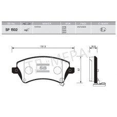 ÖN FREN BALATA TOYOTA COROLLA 1.4L 1.6L 4ZZ-FE 3ZZ-FE ZZE120 ZZE121 VVTi 02-06 /