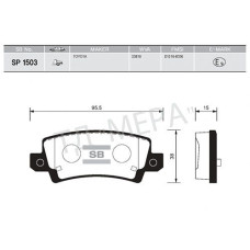 ARKA FREN BALATA TOYOTA COROLLA 1.4L 1.6L 4ZZ-FE 3ZZ-FE ZZE120 ZZE121 VVTi 02-06