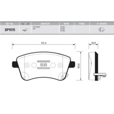 BALATA ÖN DİSK KIA VENGA 1.4-1.6 CRDI 10 > GDB3509