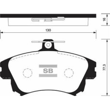 ÖN BALATA CARISMA 1995-2006 COLT 1.5 2004-2012 VOLVO S40 1.6-1.8-1.9-2.0-2.0T 19