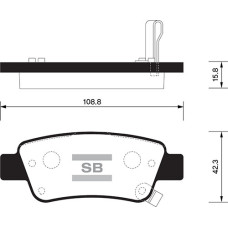 ARKA FREN BALATA HONDA CR-V 2.2L N22A CTDi dizel RE6 06- / CR-V 2.0L R20 benzinl
