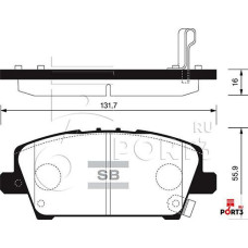 ÖN FREN BALATA HONDA CIVIC 1.8L R18A VTEC FK2 Hatchback 06- / 1.4L L13Z1 FK1 spo