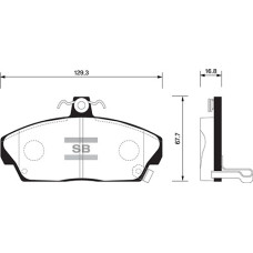 ÖN FREN BALATA HONDA CIVIC 1.6L D16 VTEC VTI 01-05 / 1.6L D16A Euro 96-99