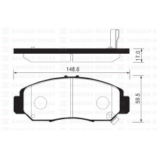ÖN FREN BALATA HONDA CIVIC 1.6L R16A2 VTEC sedan FD6 06-11 / 1.8L R18A2 FD7 06-